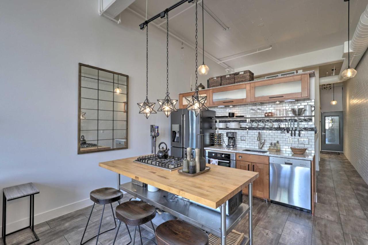Chic Slc Downtown Studio Loft Walk To Shops Salt Lake City Exterior foto