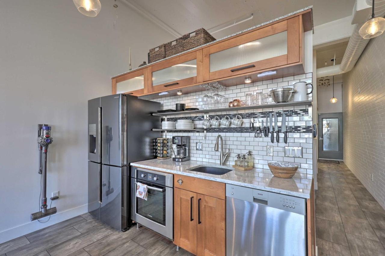 Chic Slc Downtown Studio Loft Walk To Shops Salt Lake City Exterior foto